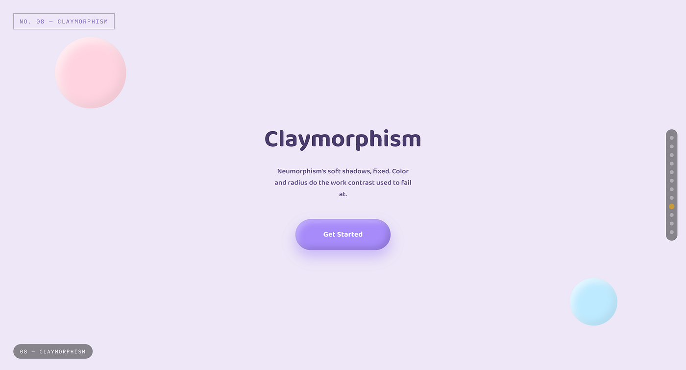 Neumorphism’s soft shadows, fixed. Color and radius do the work contrast used to fail at.