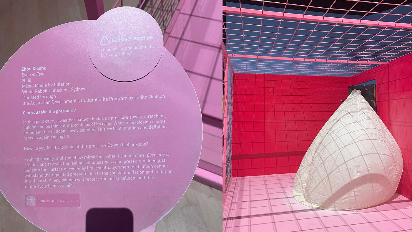 I visited a mental health exhibition at Art Science Museum. This