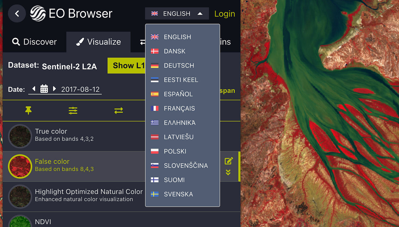 EO Browser Updates — Summer 2022