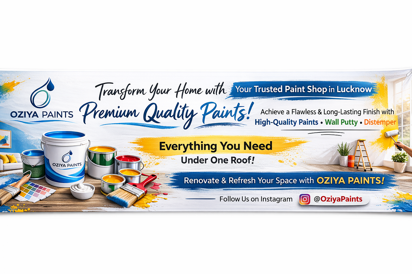 Paint Shop in Lucknow: A Complete Guide to Quality Paints, Distemper, and Wall Putty