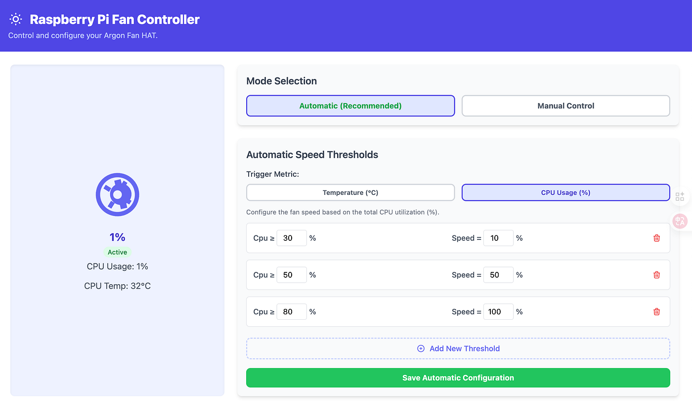 How I Built a Raspberry Pi Fan Speed Controller with NestJS