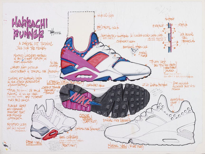 History of Kicks: La Nike Huarache | by Valentino Addevico | Medium