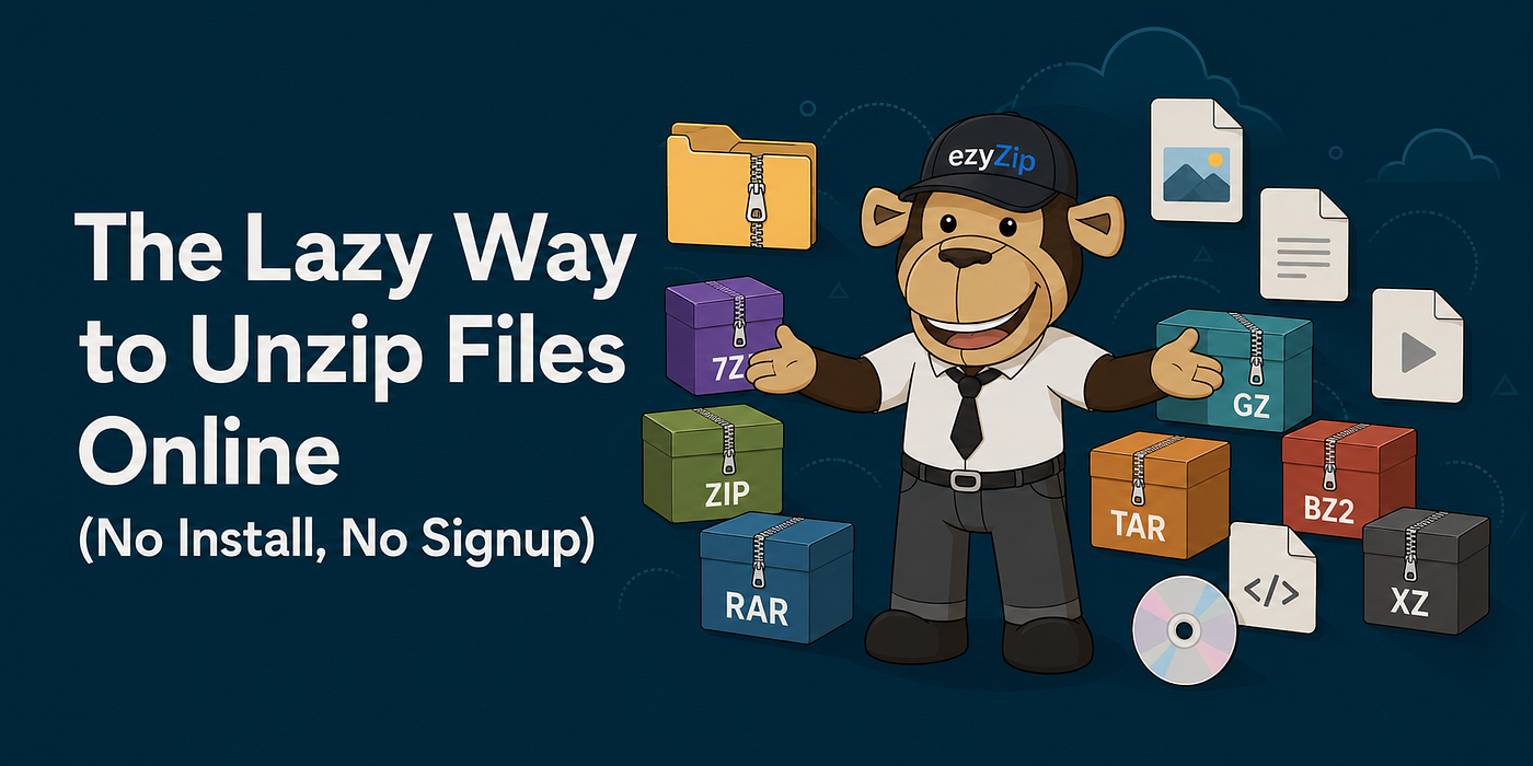The Lazy Way to Unzip Files Online (No Install, No Signup)