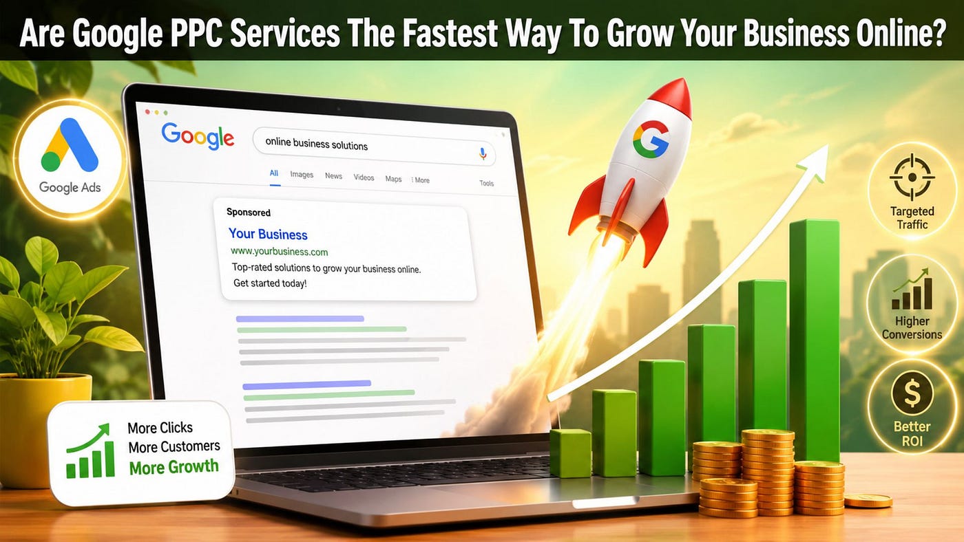 Are Google PPC Services The Fastest Way To Grow Your Business Online?