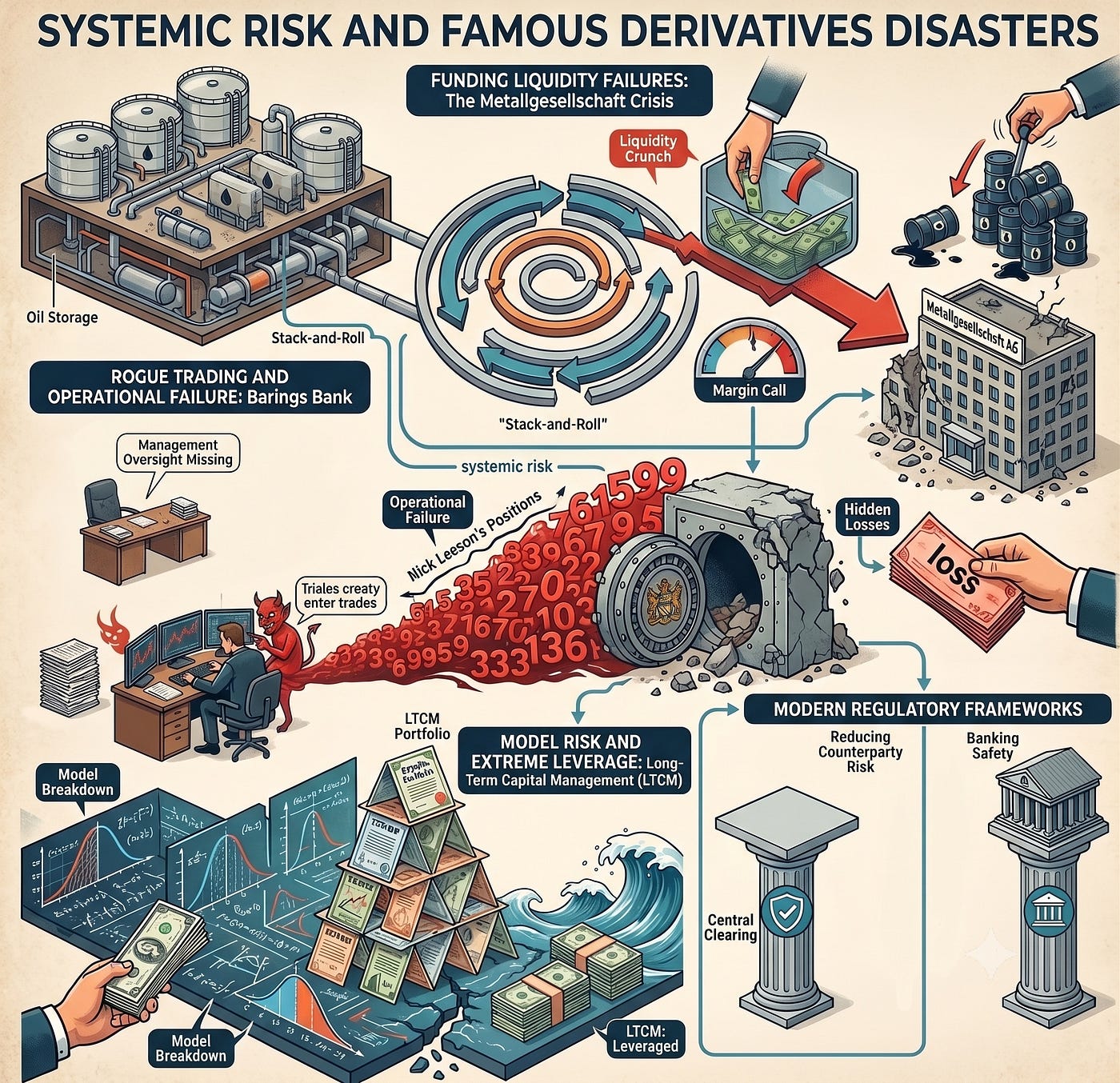 Systemic Risk and Famous Derivatives Disasters | by Simplifiedzone