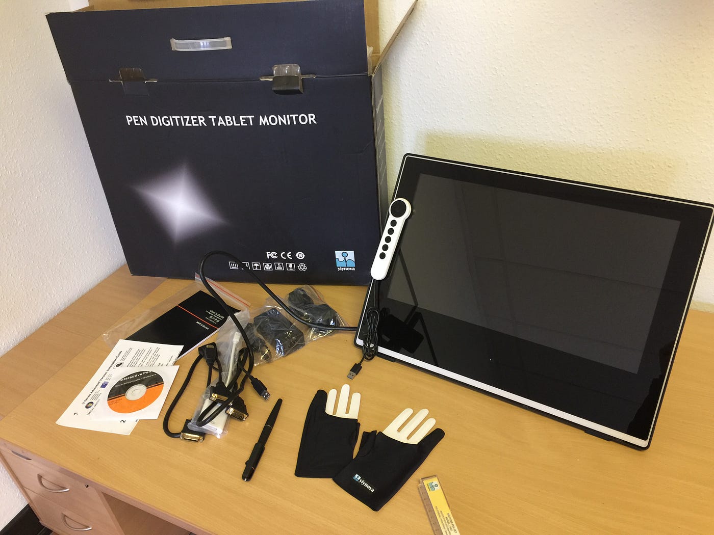 液晶ペンタブレット yiynova MVP22U+RH Mvp22u Wacom Intuos A Yiynova MVP22U Pen Digitizer タブレット