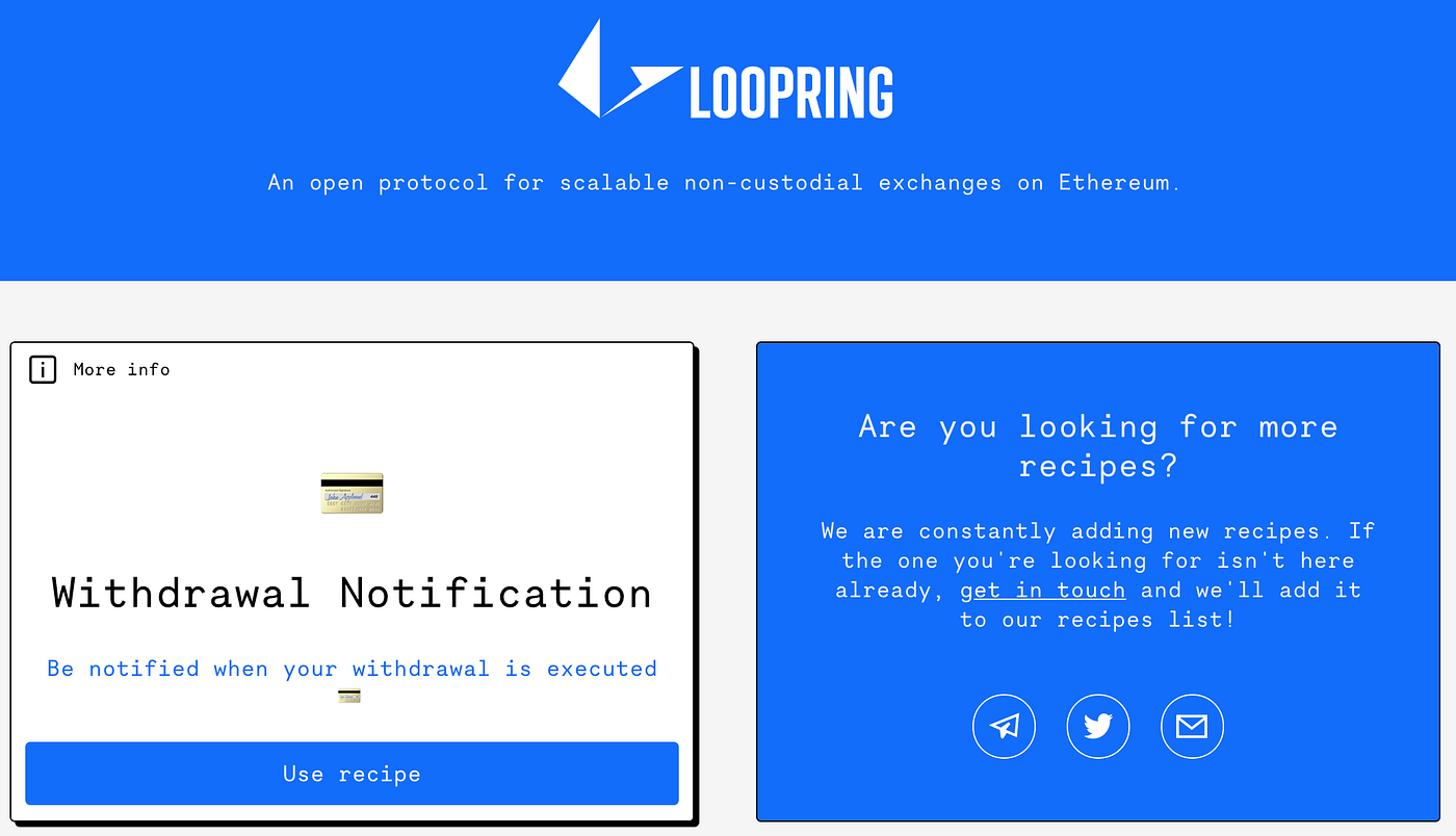 Recipe #4: Withdrawals confirmations for Loopring 💸 | by Manlio  Poltronieri | HAL.xyz | Medium