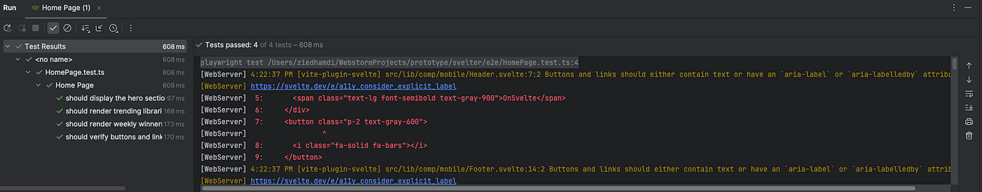 Run under WebStorm, my preferred IDE