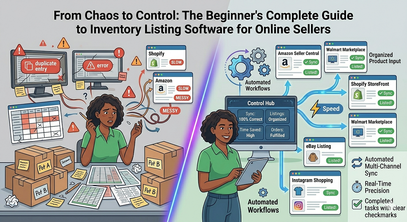 From Chaos to Control: The Beginner’s Complete Guide to Inventory Listing Software for Online…