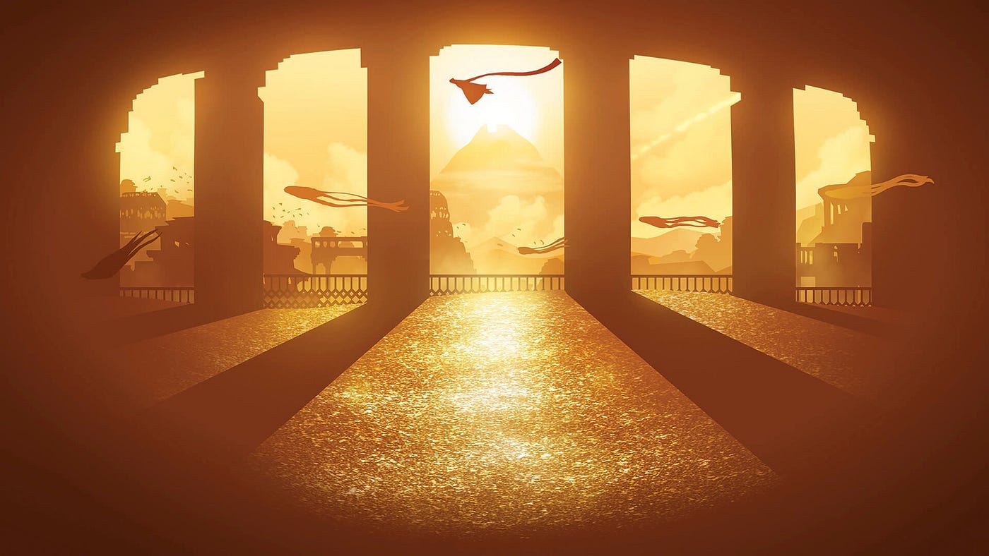 Awesome scene from Journey The Game