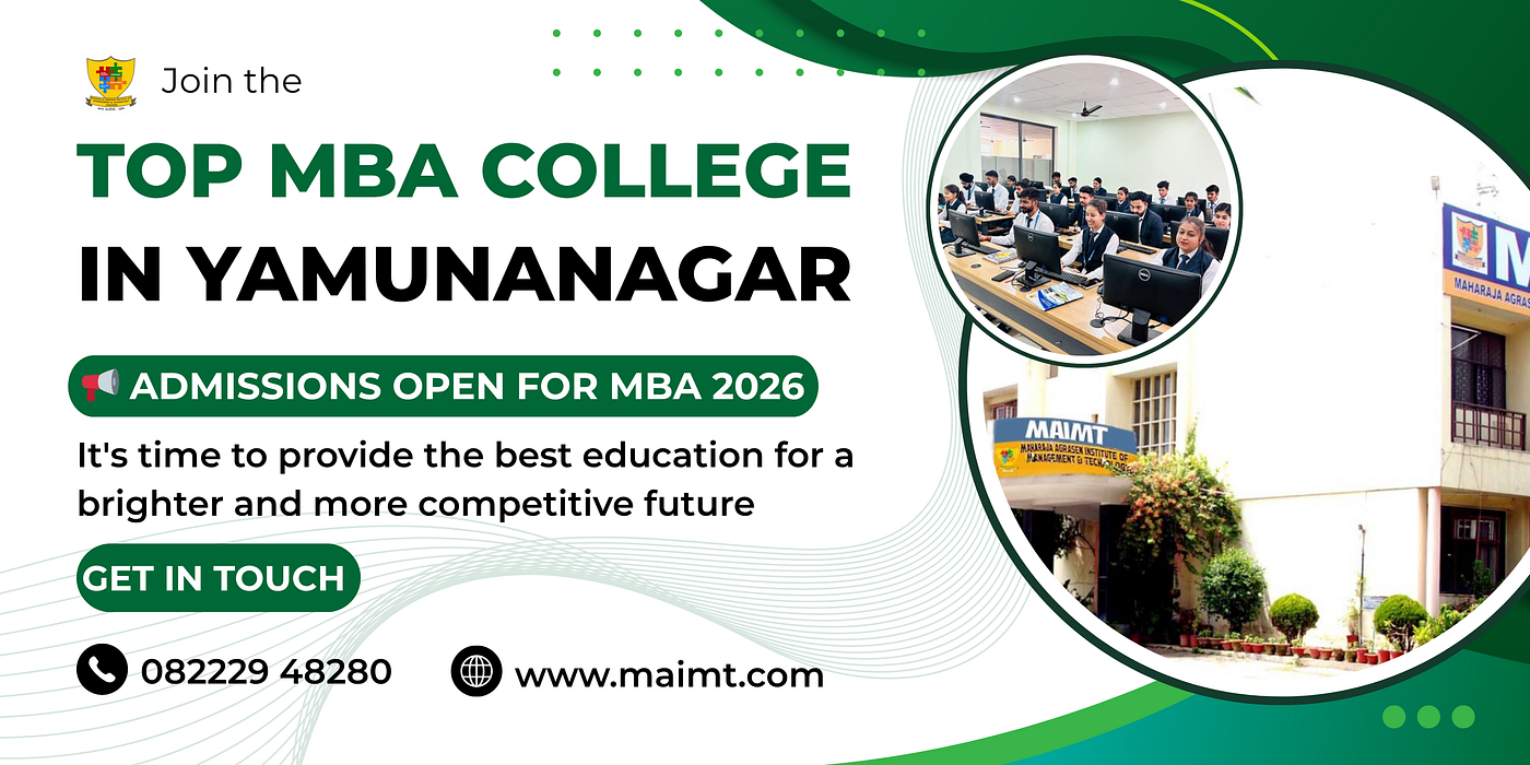 🎓 Join the Top MBA College in Yamunanagar — Your Future Starts Here!