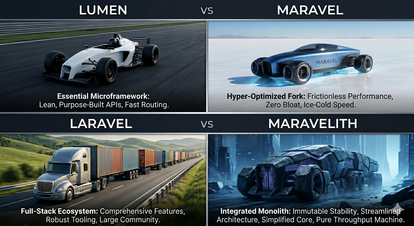 I asked Gemini To Generate Its View on Laravel vs Maravel Ecosystems