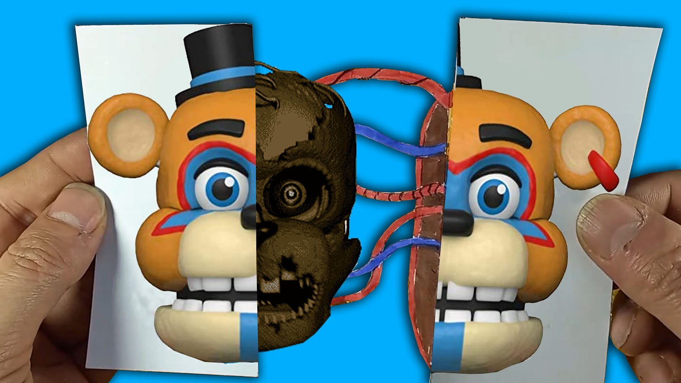 Five Nights At Freddy's In Real Life #FNAF 