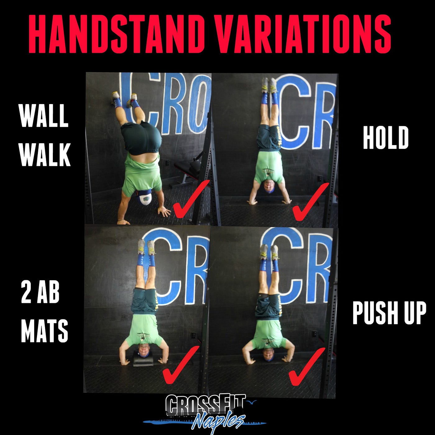 Handstand Push-Up Variations 