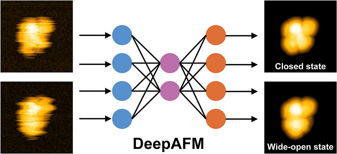 DeepAFM: A Deep Learning Method to Decode Protein Motion