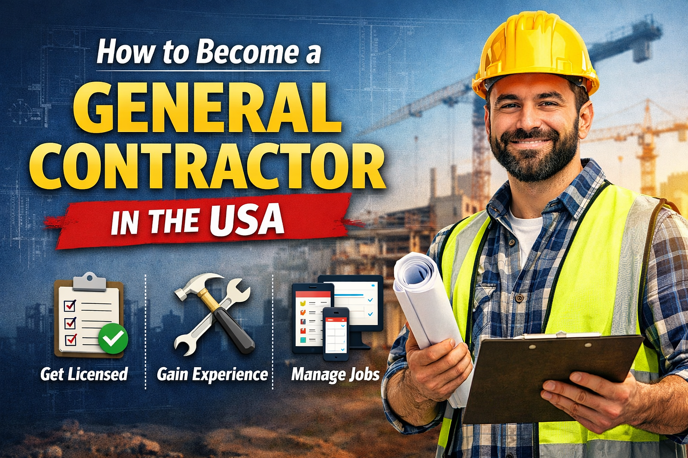 How to Become a General Contractor in the USA