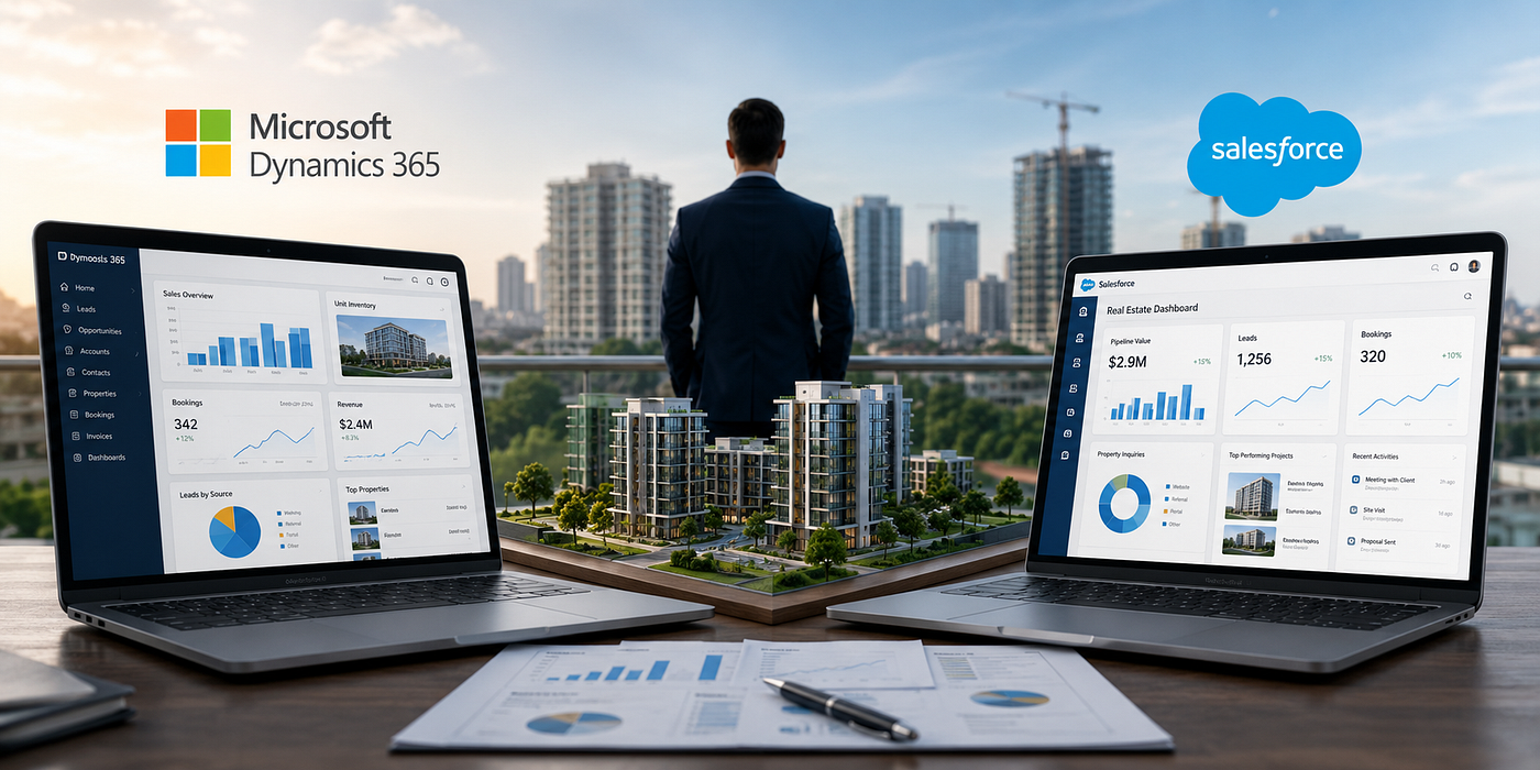 Microsoft Dynamics 365 vs Salesforce for Real Estate: A Buyer’s Guide to Choosing the Right…