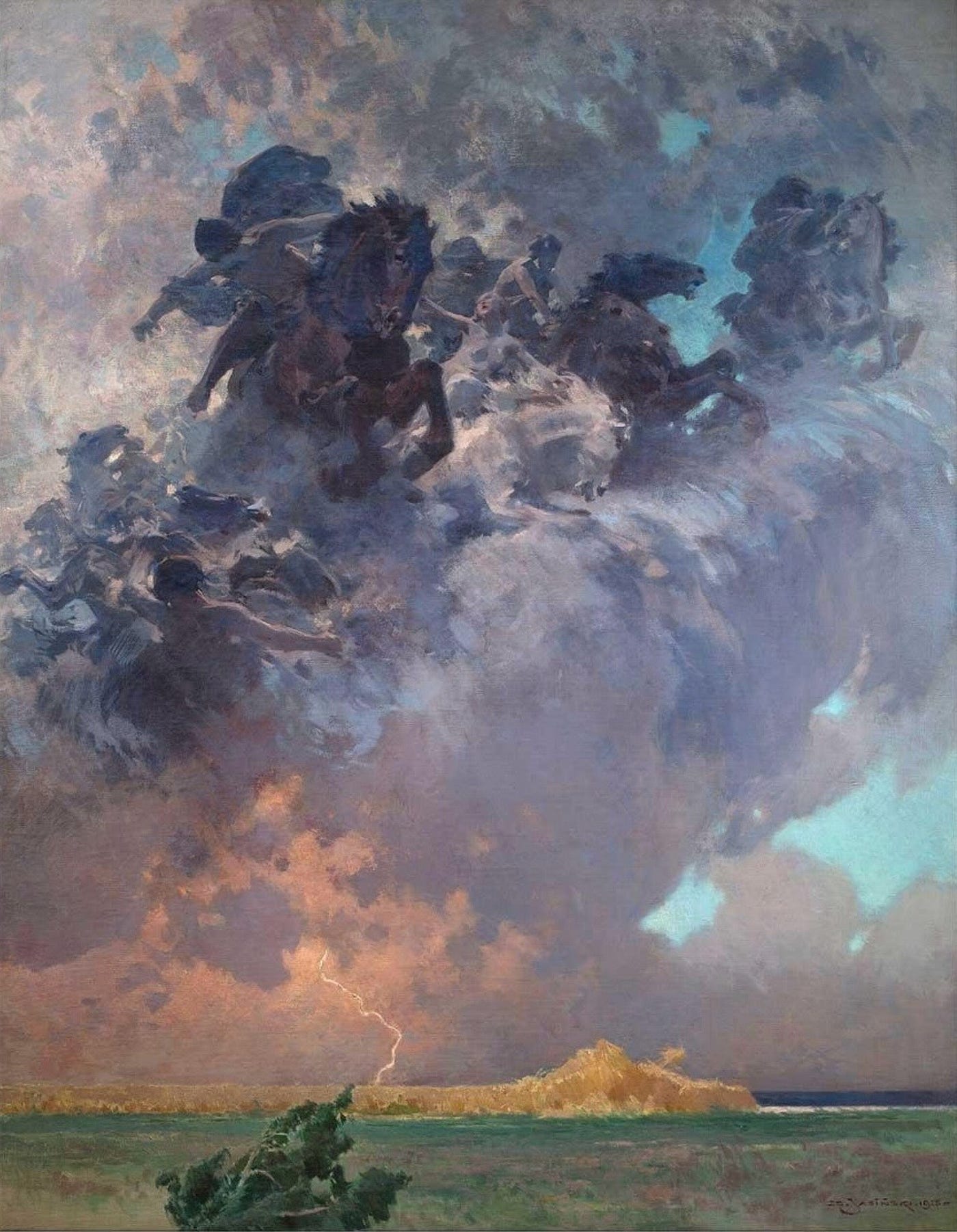ZDZISLAW JASINSKI — STORM, 1925 | by Pmamtraveller | Art