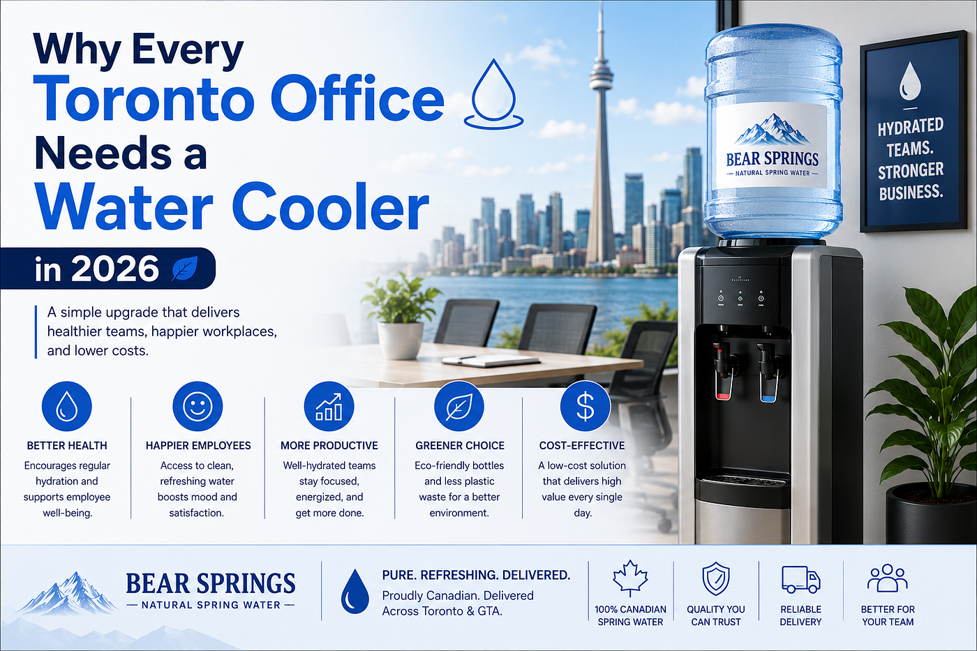 Why Every Toronto Office Needs a Water Cooler in 2026