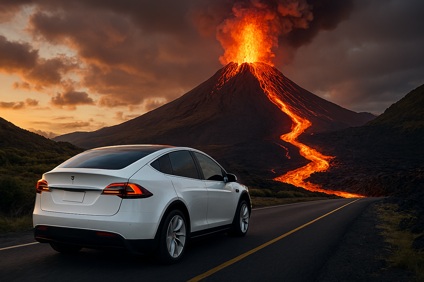 Leadership Lessons from Driving a Rented Tesla to a Volcano