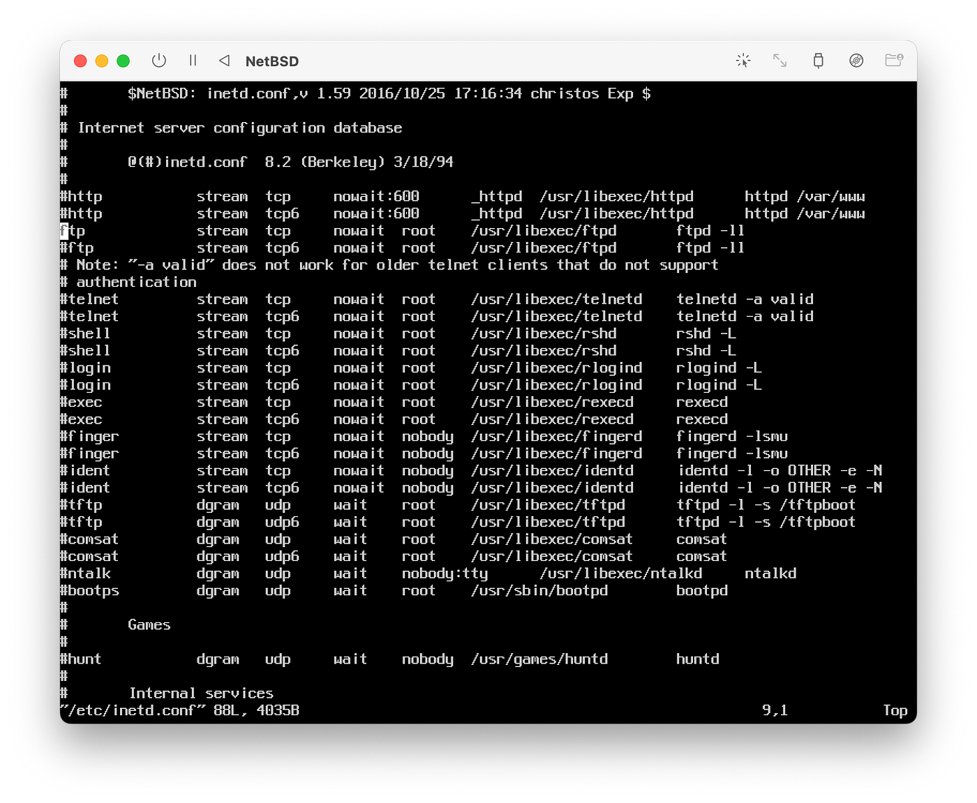 Transferring files between macOS and a NetBSD VM instance under UTM