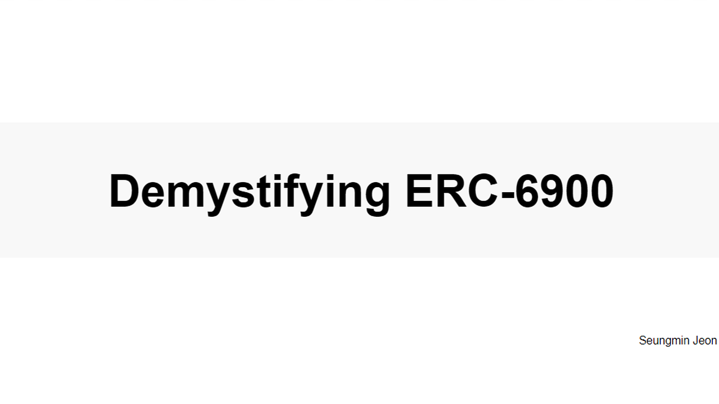 Demystifying ERC-6900 | by Seungmin Jeon | Decipher Media ｜디사이퍼 미디어 | Medium