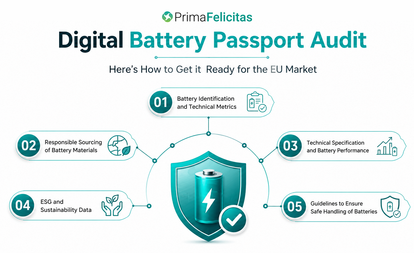 Digital Battery Passport Audit: Here’s How to Get it Ready for the EU Market