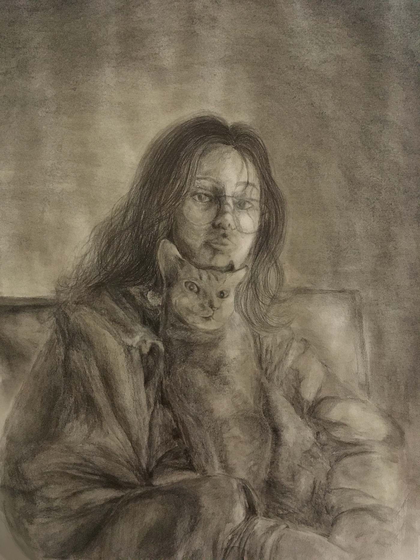 Retrato, por Kenya Collahuacho 2022
