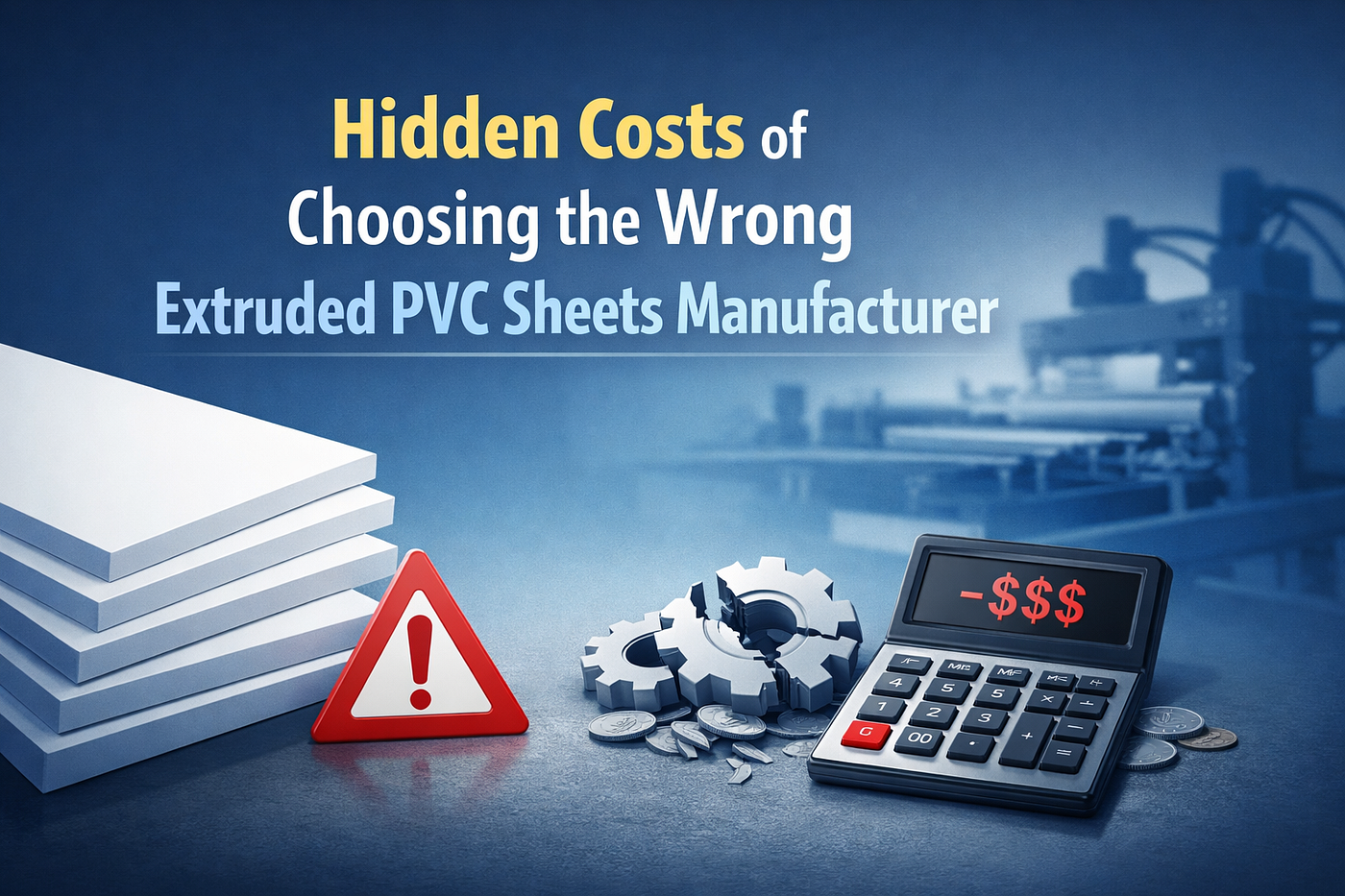 Hidden Costs of Choosing the Wrong Extruded PVC Sheets Manufacturer