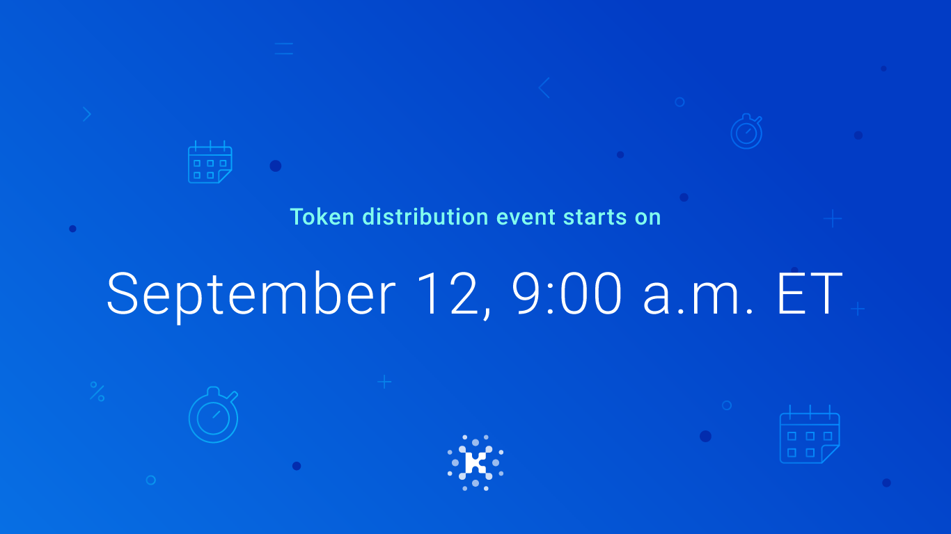 Kin TDE: If You Want to Participate, You *Must* Register by September 9,  9:00 a.m. ET | by Ted Livingston | Kin Blog | Medium