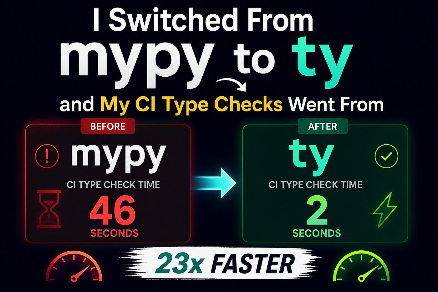 I Switched From mypy to ty and My CI Type Checks Went From 46 Seconds to 2