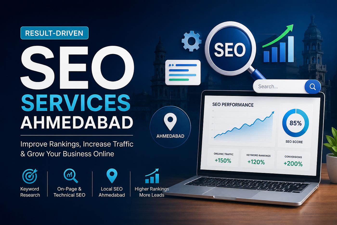 Best SEO Services in Ahmedabad for Business Growth and Higher Google Rankings