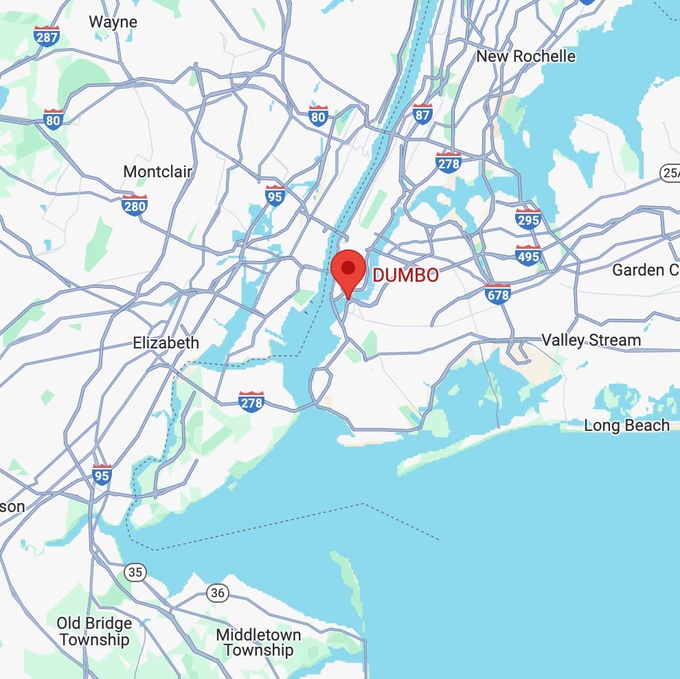 map of new york