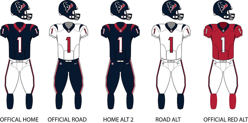 Ranking All 32 NFL Uniforms. NFL uniforms — there's the good, the