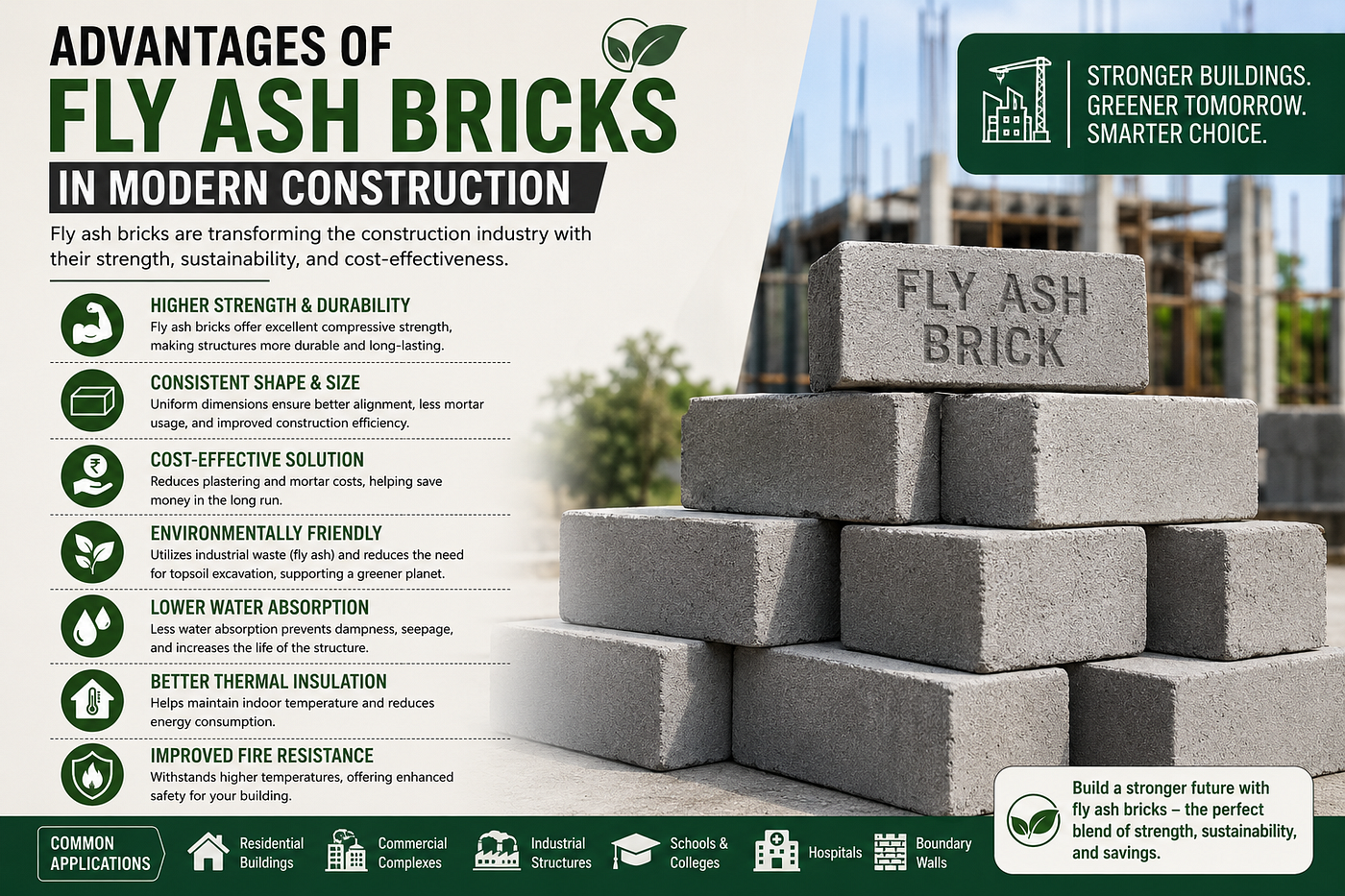 Advantages of Fly Ash Bricks in Modern Construction