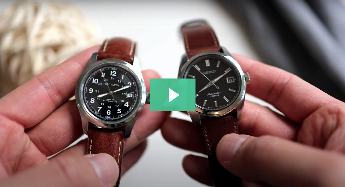 Seiko SARB033 vs. Hamilton Khaki Field Automatic: KINGS of $400 | by  WatchCrunch | WatchCrunch | Medium