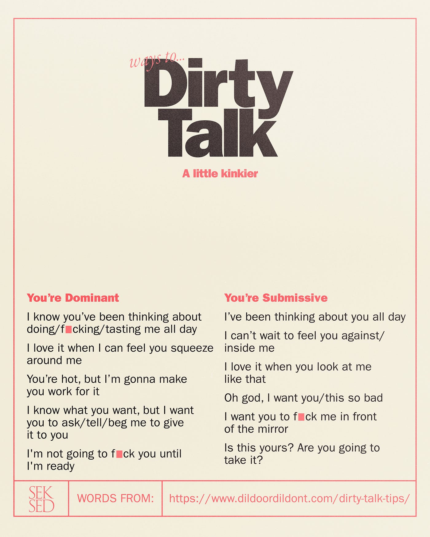 Ways to Dirty Talk by Korina Wray Medium