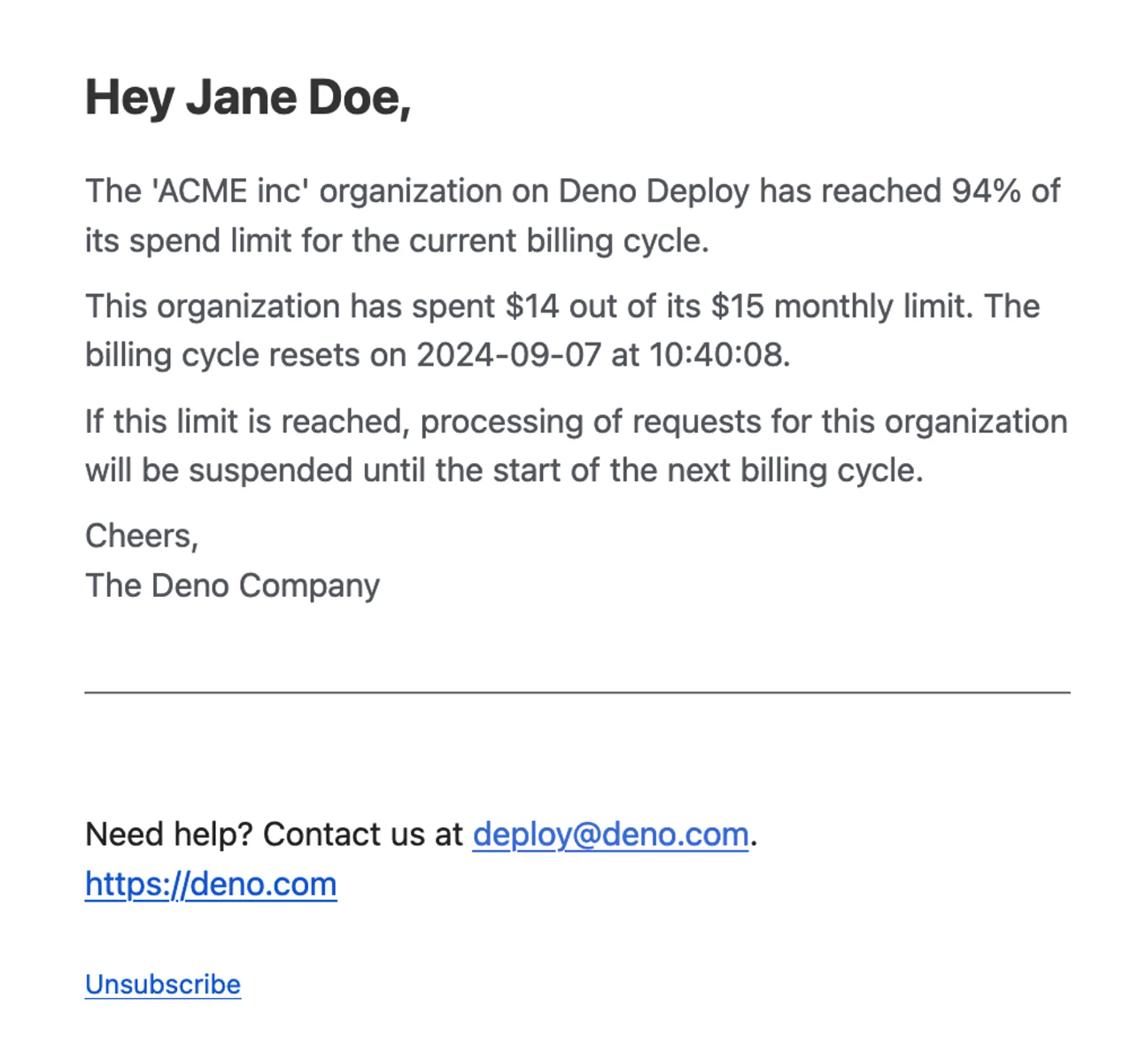 Protect your cloud spend with new Deno Deploy spend limits | by