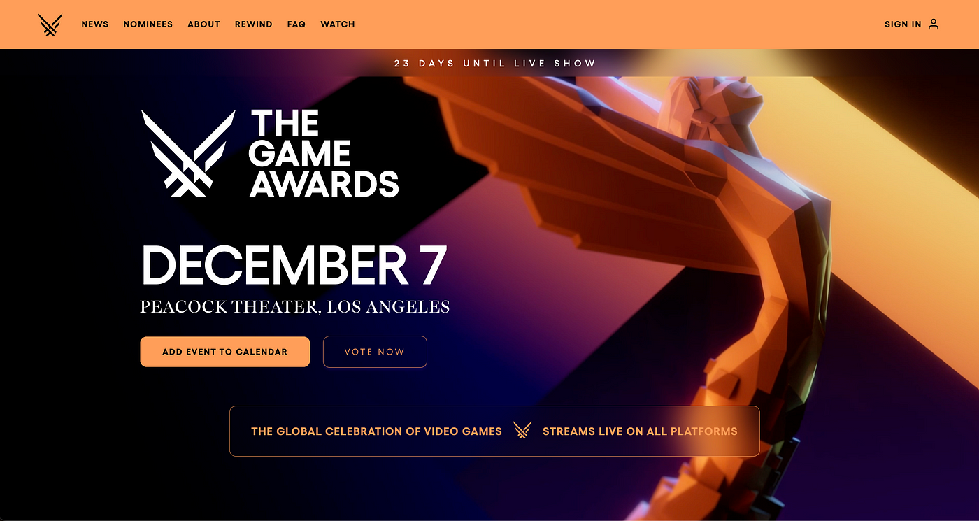 Global Game Awards 2020