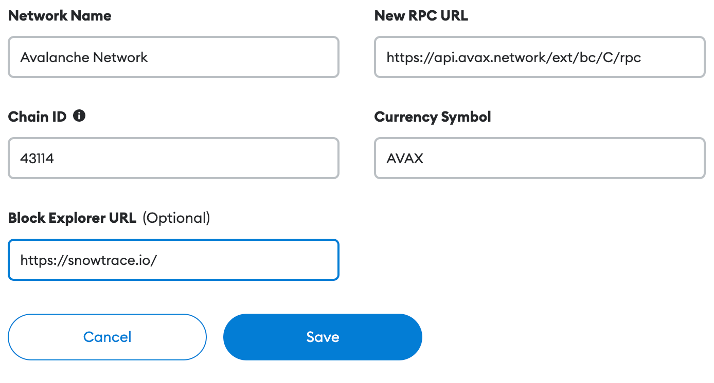 How to Connect your MetaMask Wallet to the Avalanche Network and Transact  Via USDC | by Megan Nyvold | Medium