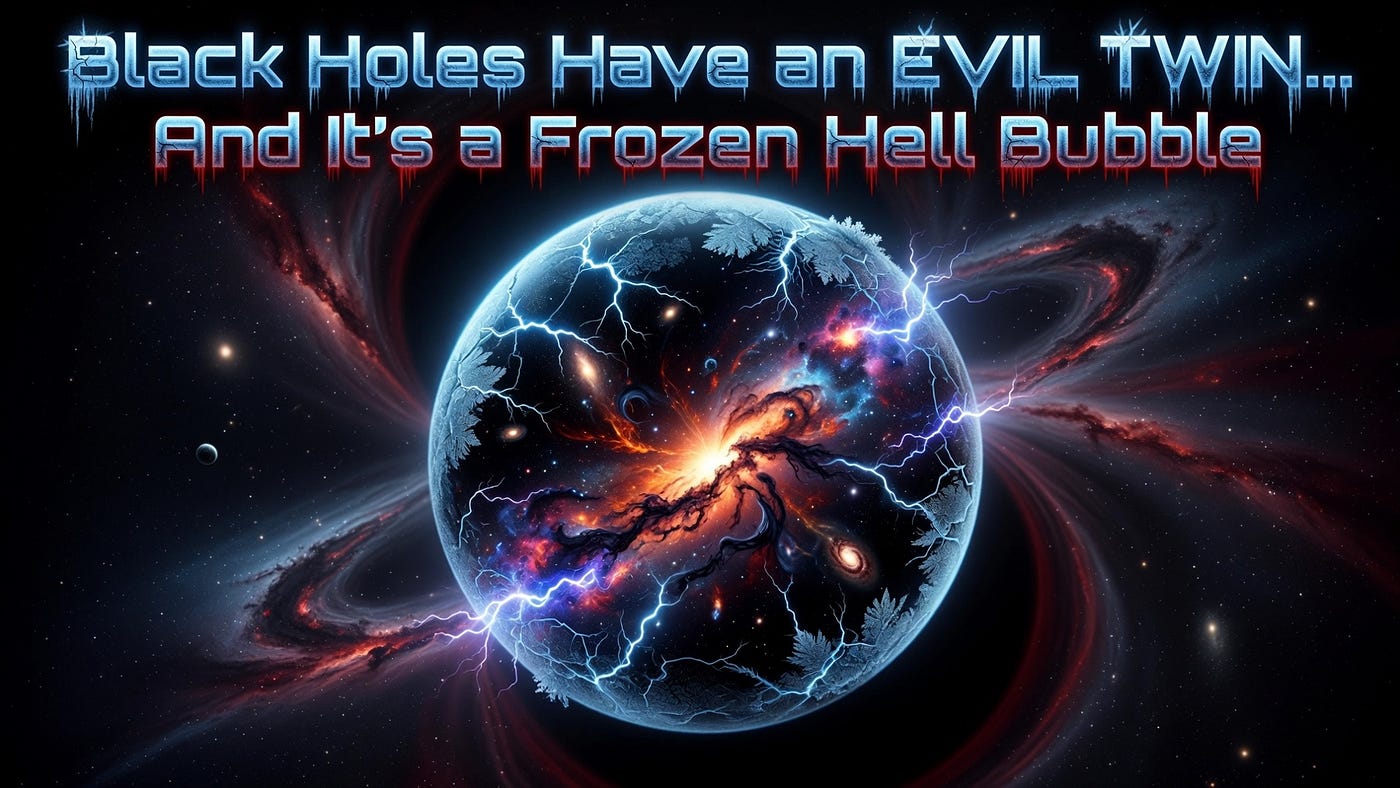 Black Holes Have an Evil Twin — And It’s a Frozen Cosmic Soap Bubble