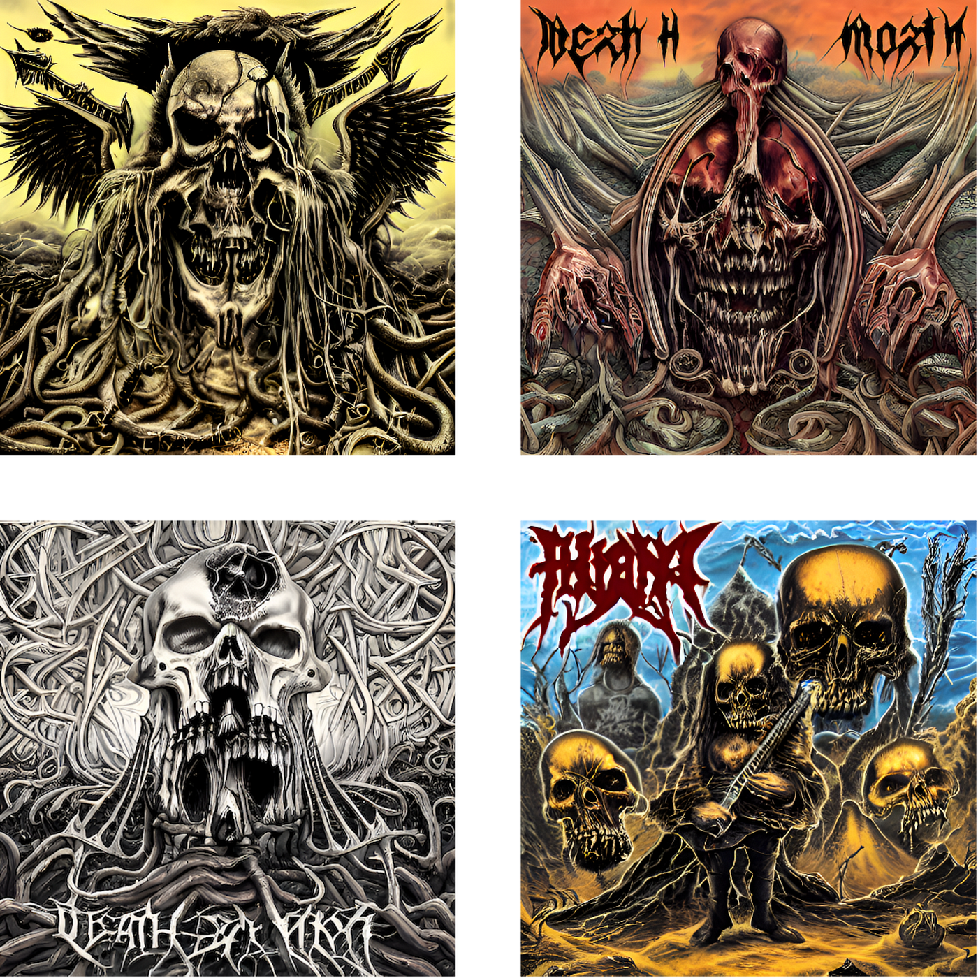 death metal album covers