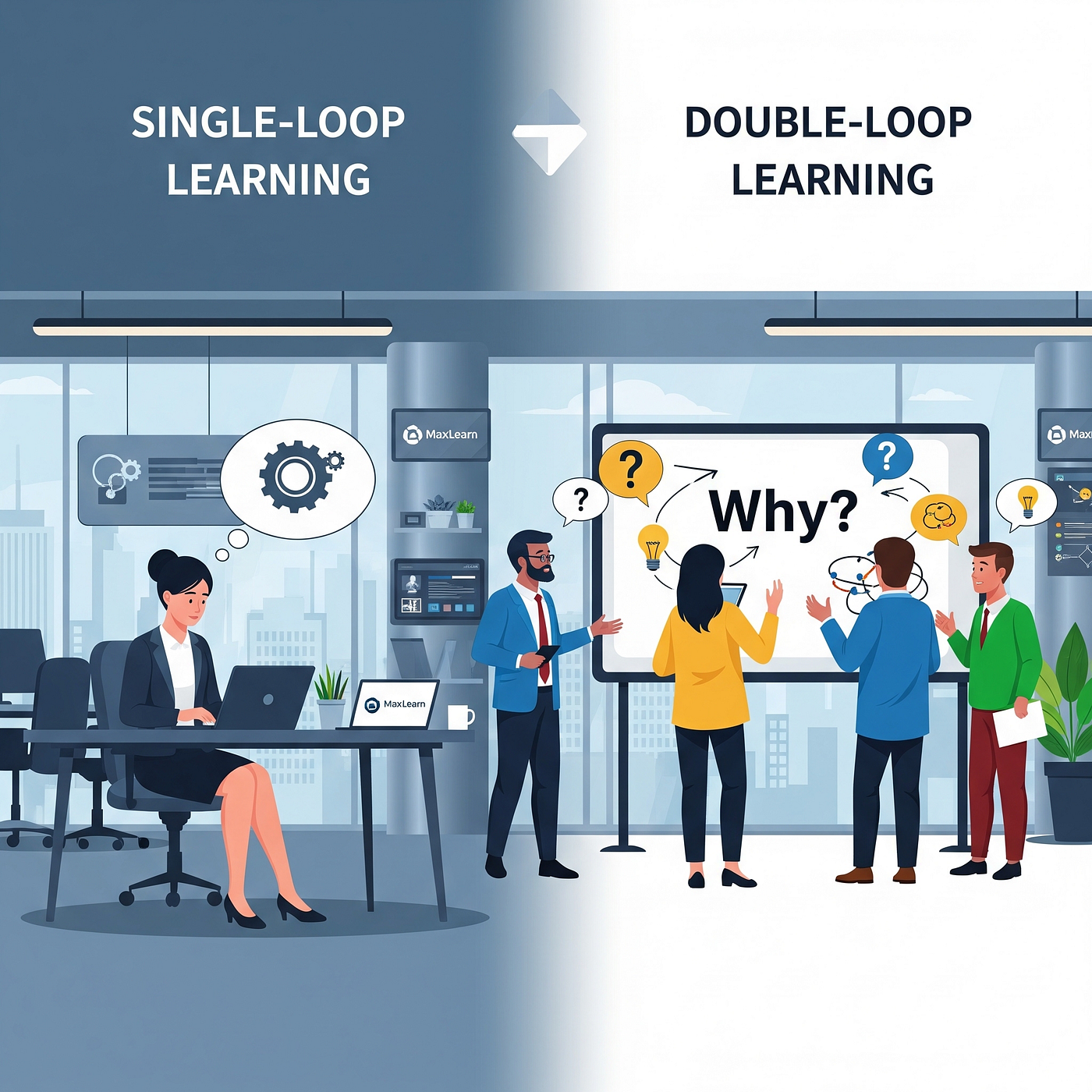 Beyond Quick Fixes: Why Double-Loop Learning is the Secret to Sustainable ROI | MaxLearn…