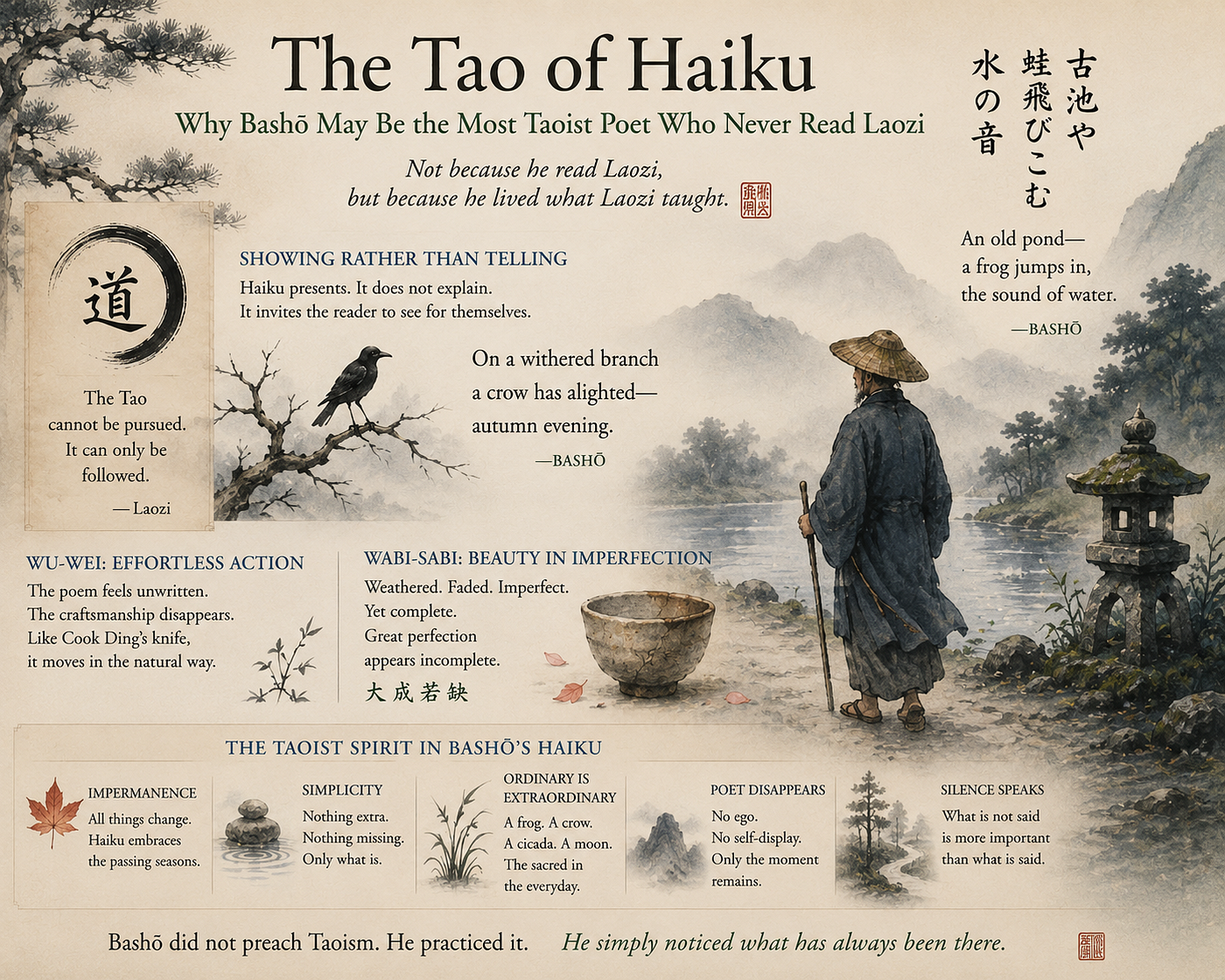 The Tao of Haiku: Why Bashō May Be the Most Taoist Poet Who Never Read Laozi