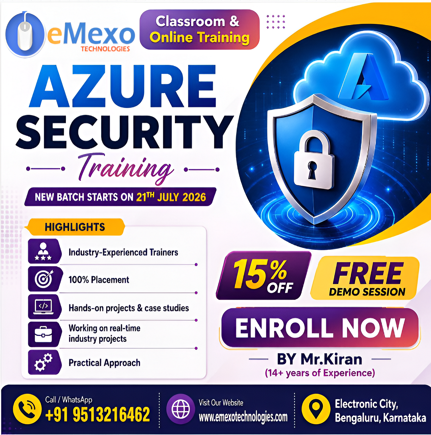 AZ-500 Training in Electronic City, Bangalore | Microsoft Azure Security Certification Course