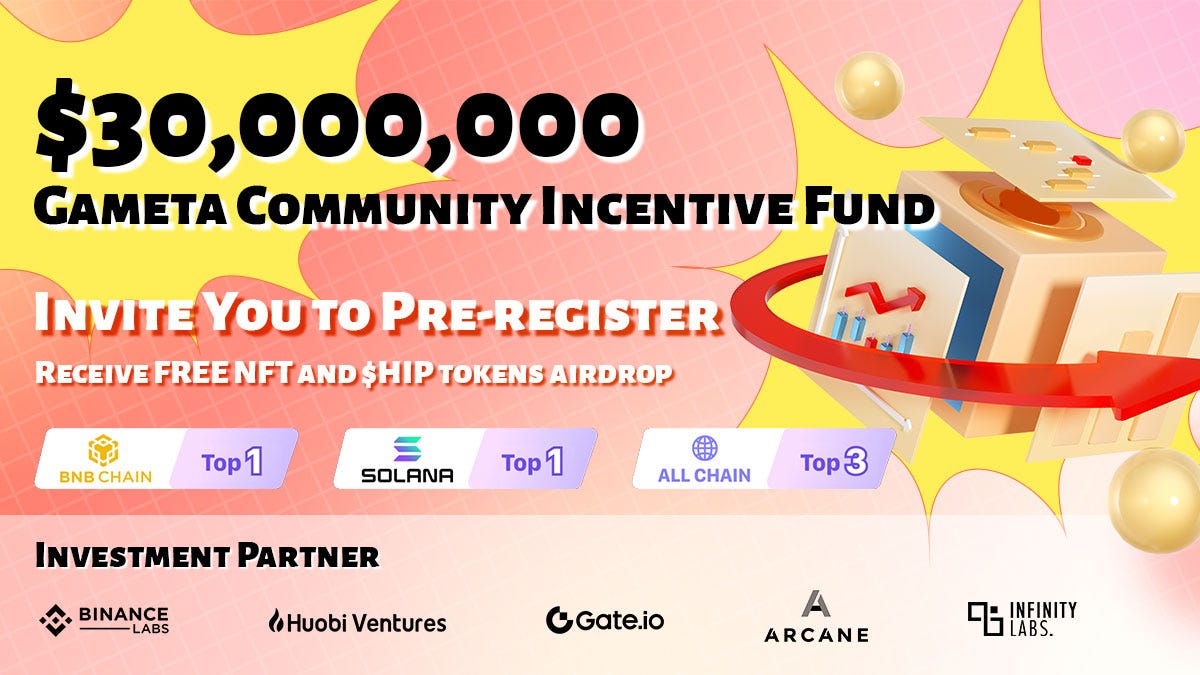 Pre-register NOW: Receive FREE Hippo NFT and $HIP Airdrop! | by Gameta |  Medium