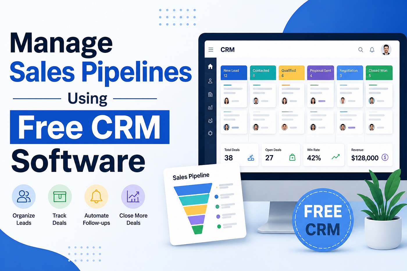 How to Manage Sales Pipelines with Free CRM Software