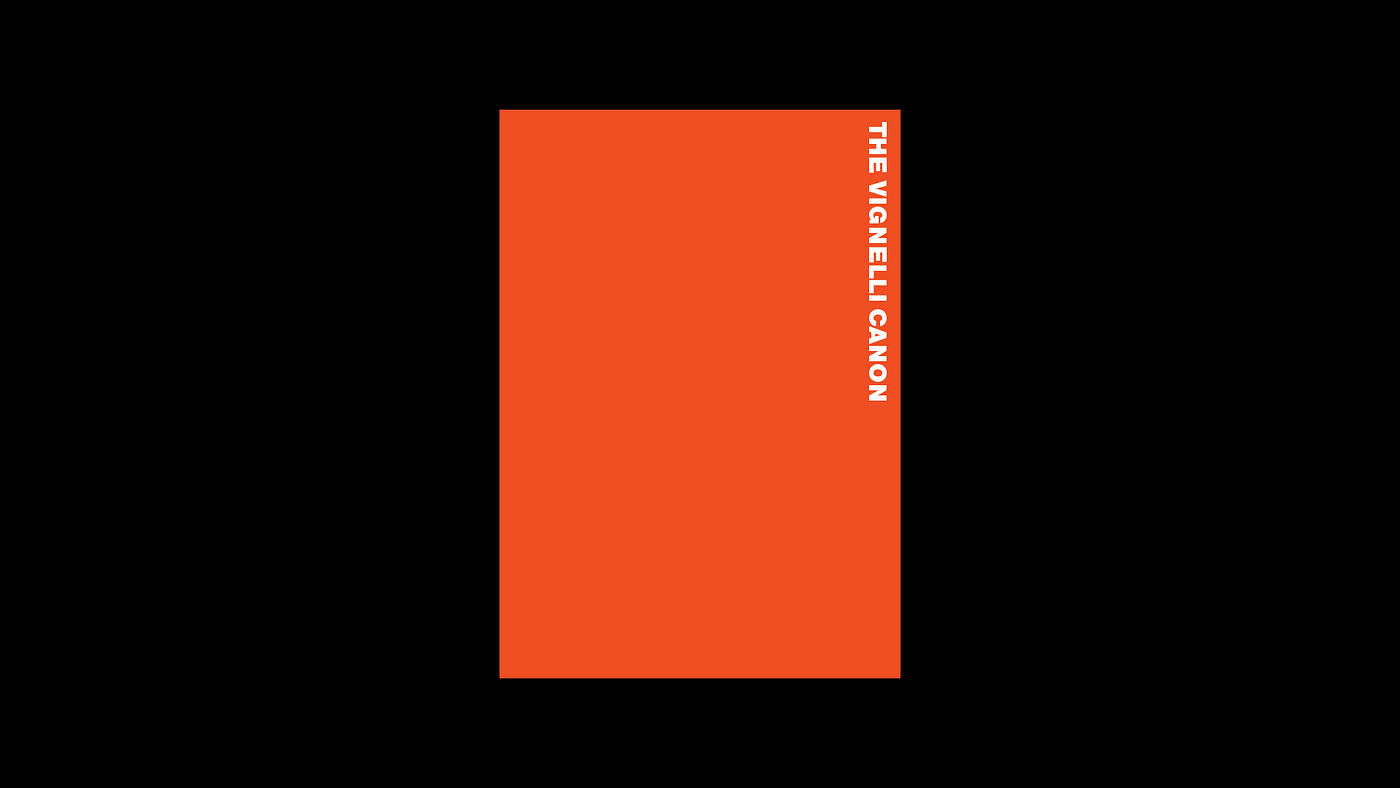 Desain dan Pencarian Makna dalam The Vignelli Canon