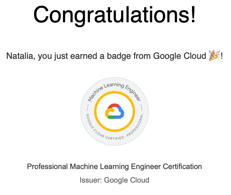 How I Passed the GCP Professional Machine Learning Engineer Exam