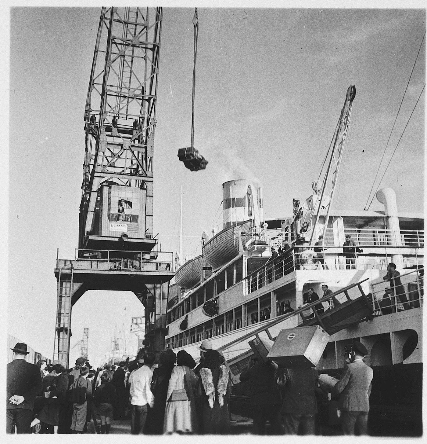 The SS Serpa Pinto, on which Ernie and his mother traveled to the United States. —USHMM, courtesy of Milton Koch